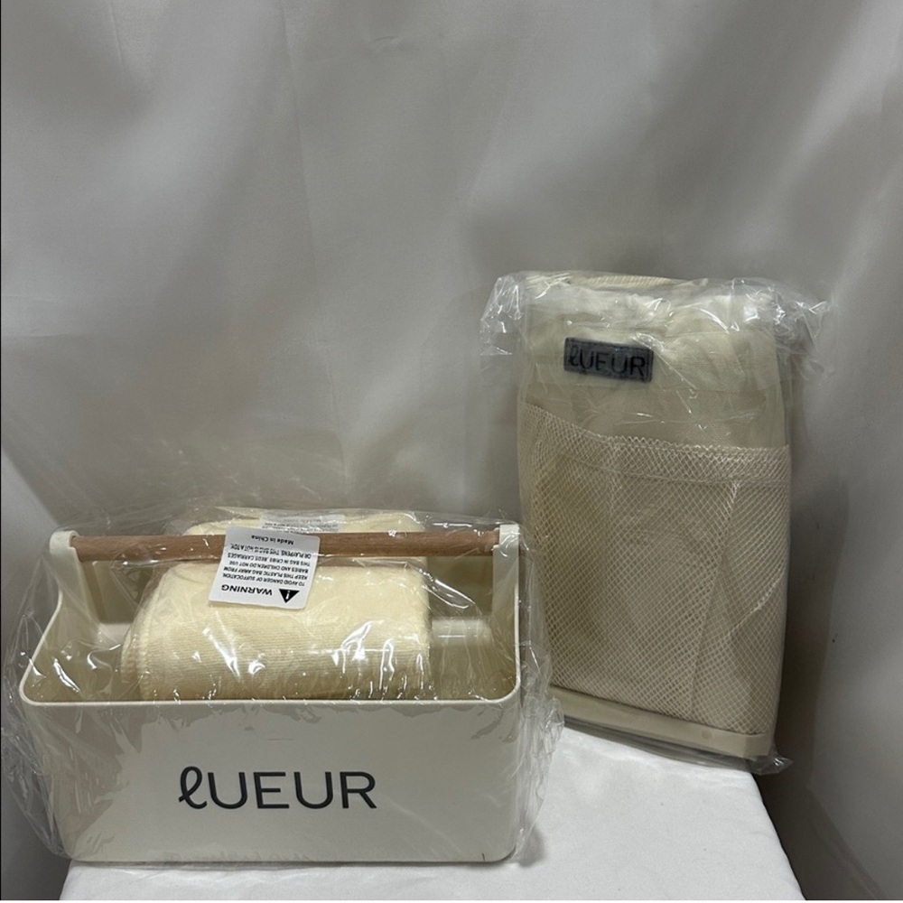 Tan Cleaning Caddy Organizer New in Box